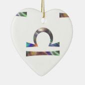 hologram Libra Keramisch Ornament (Rechts)