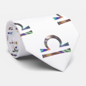 hologram libra masculin necktie cravate (Roulé)