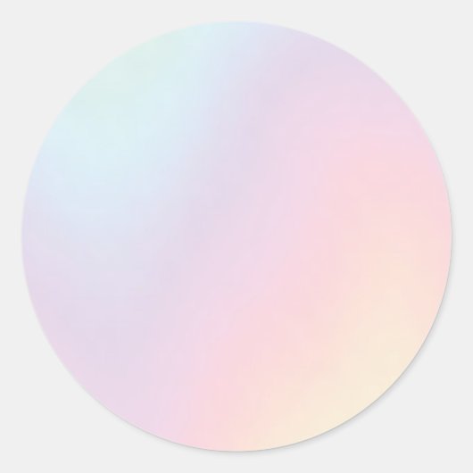 Hologram Ronde Sticker (Voorkant)