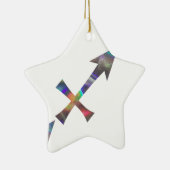 hologram Sagittarius Keramisch Ornament (Rechts)