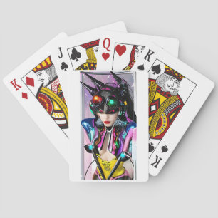 Hologram van haar liefde pokerkaarten