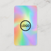 Hologramme, Cartes Personnalisées Moderne, Médias  (Dos)