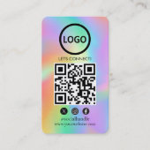 Hologramme, Cartes Personnalisées Moderne, Médias (Devant)