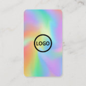 Hologramme, Cartes Personnalisées Moderne, Médias (Dos)