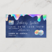 hologramme gouttes marine Carte de crédit ajouter (Devant)