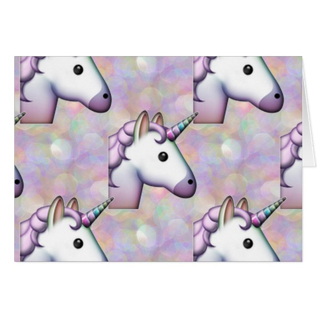hologramme licorne émoji (Devant horizontal)