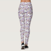 hologramme licorne emoji leggings (Dos)