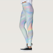 Hologramme rétro Silver | Leggings pour femmes (Gauche)