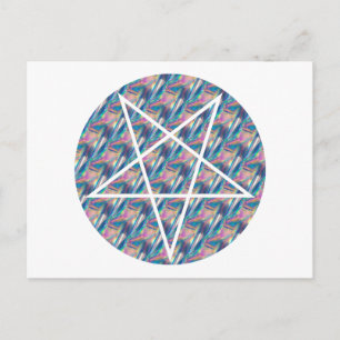 hologrampentagram briefkaart