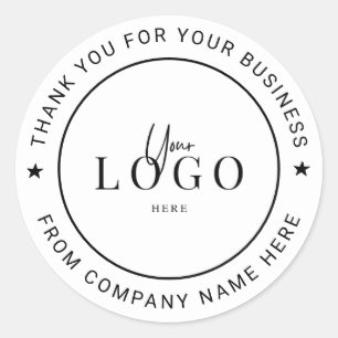 Holograph Aangepaste Logo Naam Web Dank u Klas Ronde Sticker