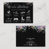 Holographe carte de postprise en charge Eclash ext (Devant / Derrière)