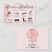 Holographe carte de postprise en charge Eclash ext (Devant / Derrière)