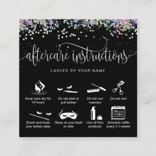 Holographe carte de postprise en charge Eclash ext