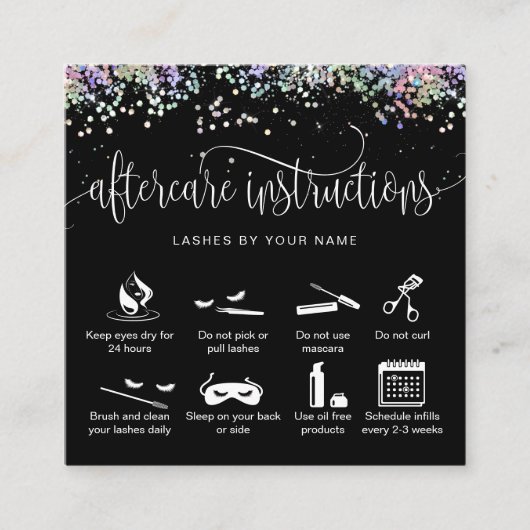 Holographe carte de postprise en charge Eclash ext (Devant)