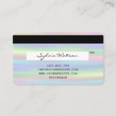 Holographe Style carte de crédit Holographique (Dos)