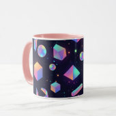 Holographic 3D Geometric Space Coffee Mug (Devant gauche)