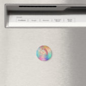 Holographic 3D Unicorn Custom Name Magneet (Insitu (Vaatwasser))