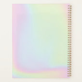 Holographic Add Name Year Custom Business Logo Planner (Achterkant)