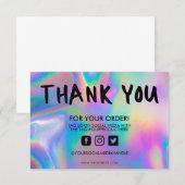 Holographic Color Shift Hartelijk dank voor het me (Voorkant / Achterkant)