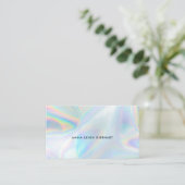 Holographic Elegant Professional Visitekaartje (Staand voorkant)