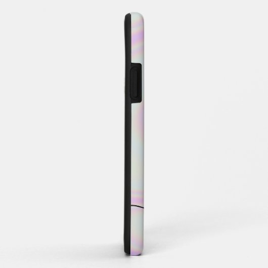 Holographic Elegant Script Name Case-Mate iPhone Case (Achterkant/rechts)