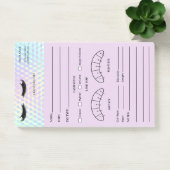 Holographic Eyelash Client Record Form Post-it® Notes (Kantoor)