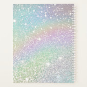 Holographic Glitter Appointment Book Planner (Achterkant)