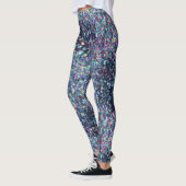 Holographic Glitter Pattern – Iridescent Rainbow  Leggings (Links)