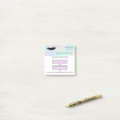 Holographic Lash appointment Post-it® Notes (Op bureau)