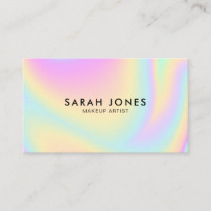 Holographic Modern minimalist Trendy Visitekaartje