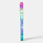 Holographic Mosaic Tile Rainbow Phone Case (Achterkant / Links)