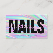 Holographic Nail Salon | Nail Tech | Nail Stylist 