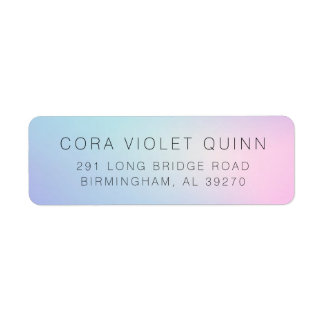 Holographic Ombre Etiket