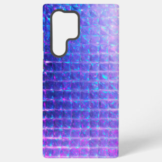Holographic Purple Prism Texture Samsung Galaxy Hoesje