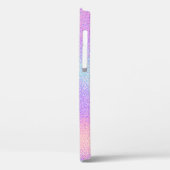 Holographic real texture in blue pink green cocont Case-Mate iPhone case (Achterkant / Links)