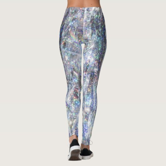 Holographic Sparkle Glitter Leggings (Achterkant)