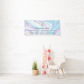 Holographic Sparkle Opal Iridescent Business Spandoek (Insitu)