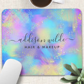 Holographic Sparkle Opal Iridescent Muismat