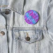 Holographic Sparkles Patroon Ronde Button 5,7 Cm (In situ)