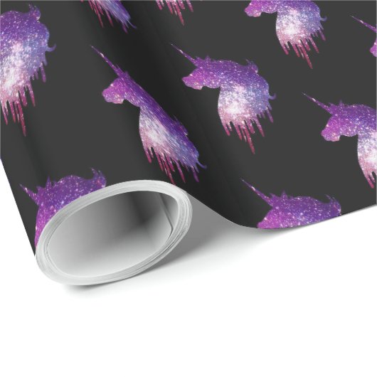 Holographic Unicorn Wrapping Paper Cadeaupapier (Rol Hoek)