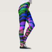 Holographie Abstraite arc-en-ciel Leggings (Droite)