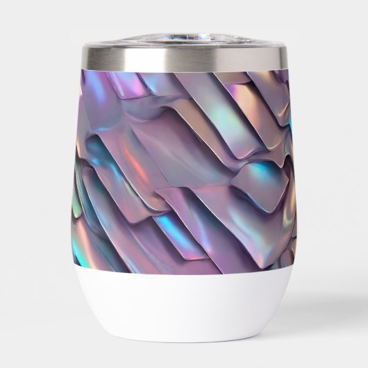 Holographie abstraite/iridescente futuriste (Avant)