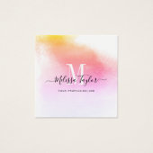 Holographie Carte photo rose et or (Devant)