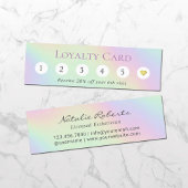 Holographie Pastel 6 Punch Fidélité client