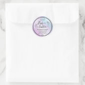 Holographie script papillon corps étiquette (Sac)
