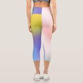 Holographique Abstrait Capri Leggings (Verso)