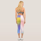 Holographique Abstrait Capri Leggings (Verso)