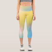 Holographique Abstrait Capri Leggings (Recto)
