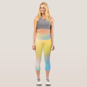 Holographique Abstrait Capri Leggings (Recto)