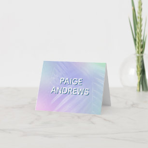 Holographique Feuilles tropicaux